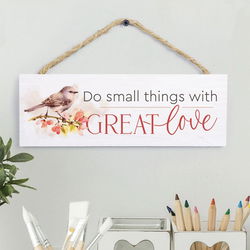 Image of Do Small Things With Great Love String Sign 10′ x 3.5′