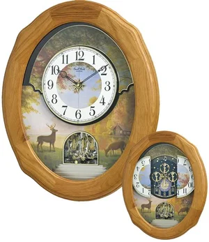 Joyful Sunset Clock
