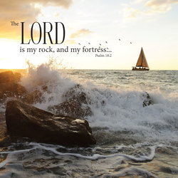 Image of Rock & Fortess Wall Plaque 18′ x 18′