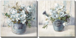 Image of Garden Blooms Set of 2 (16 x 16)