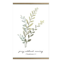 Image of Canvas Hanging Wall Art – Pray Without Ceasing 18’x12′