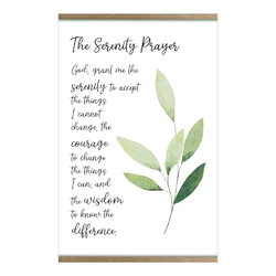 Image of Canvas Hanging Wall Art – Serenity Prayer 18’x12′