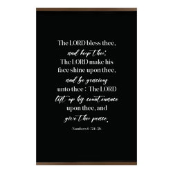 Image of Canvas Hanging Wall Art – The Lord Bless Thee 18’x12′