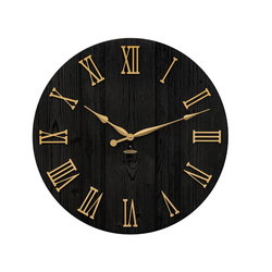 Image of Black & Gold UltraTone Clock 28’x28′