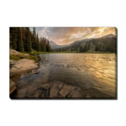 Image of Lake Irwin – Canvas Art – 38’x60′