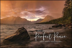 Image of Plaque – Perfect Peace 36’x24”