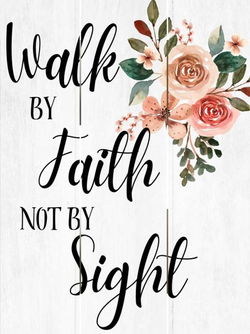 Image of Pallet Art Walk By Faith 9×12