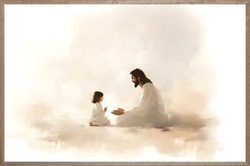 Image of Farmhouse Brown Come Unto Me 18×24