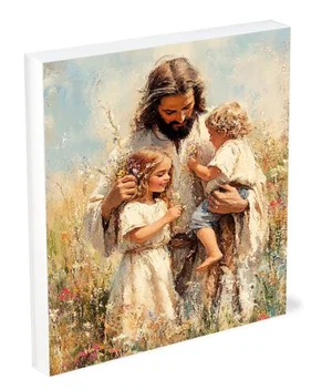Shelfie Sitter Jesus Loves the Little Children 4x5