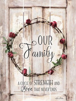 Image of Pallet Art Our Family 9×12