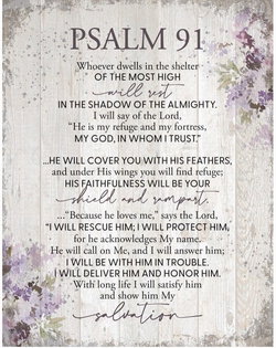 Image of Psalm 91 – 11.75X15
