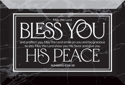 Image of May The Lord Bless – Glass 4X6