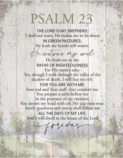 Image of Psalm 23 – 11.75X15