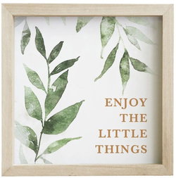 Image of Little Things Leaves Wall Art 24′ x 24′ x 1.5′