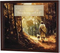 Image of Framed Wall Art Jesus This Is The Way