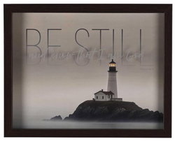 Image of Framed Wall Art – Be Still & Know 14×11