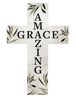 Image of Wall Cross-Amazing Grace