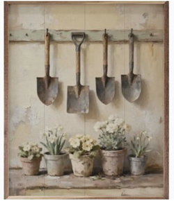Image of Framed Art- Potting Shed