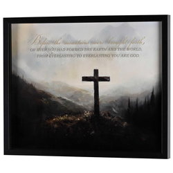 Image of Framed Wall Art Before The Mountains