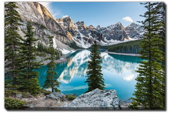 Image of Evening At Moraine Lake Canvas 30″x45″