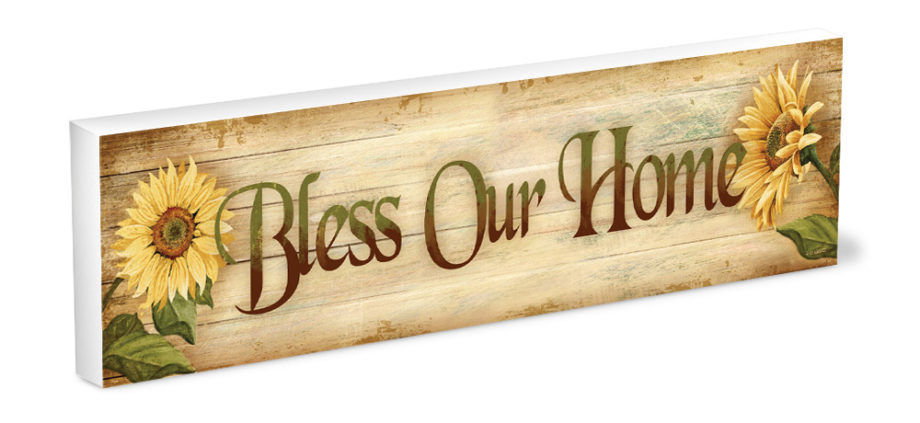 Image of Shelfie Sitter Bless Our Home 3×9