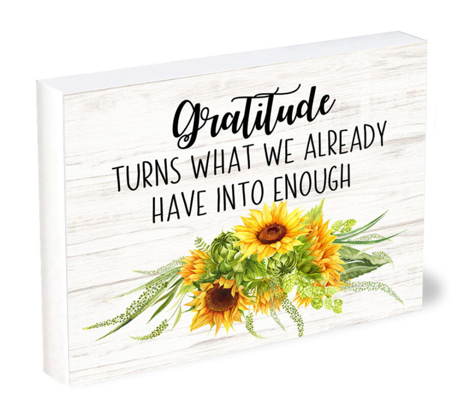 Image of Shelfie Sitter Gratitude 4×5