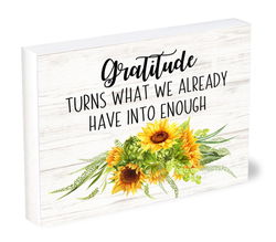 Image of Shelfie Sitter Gratitude 4×5