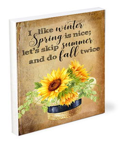 Image of Shelfie Sitter Let’s do Fall Twice 4×5