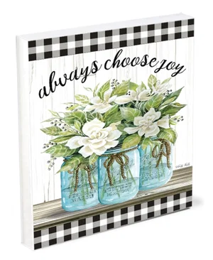 Shelfie Sitter Always Choose Joy-Jars 4x5
