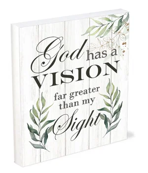 Shelfie Sitter God Has A Vision 4x5