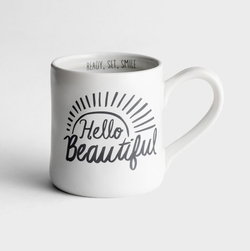 Image of Hello Beautiful – Hand-Thrown Mug