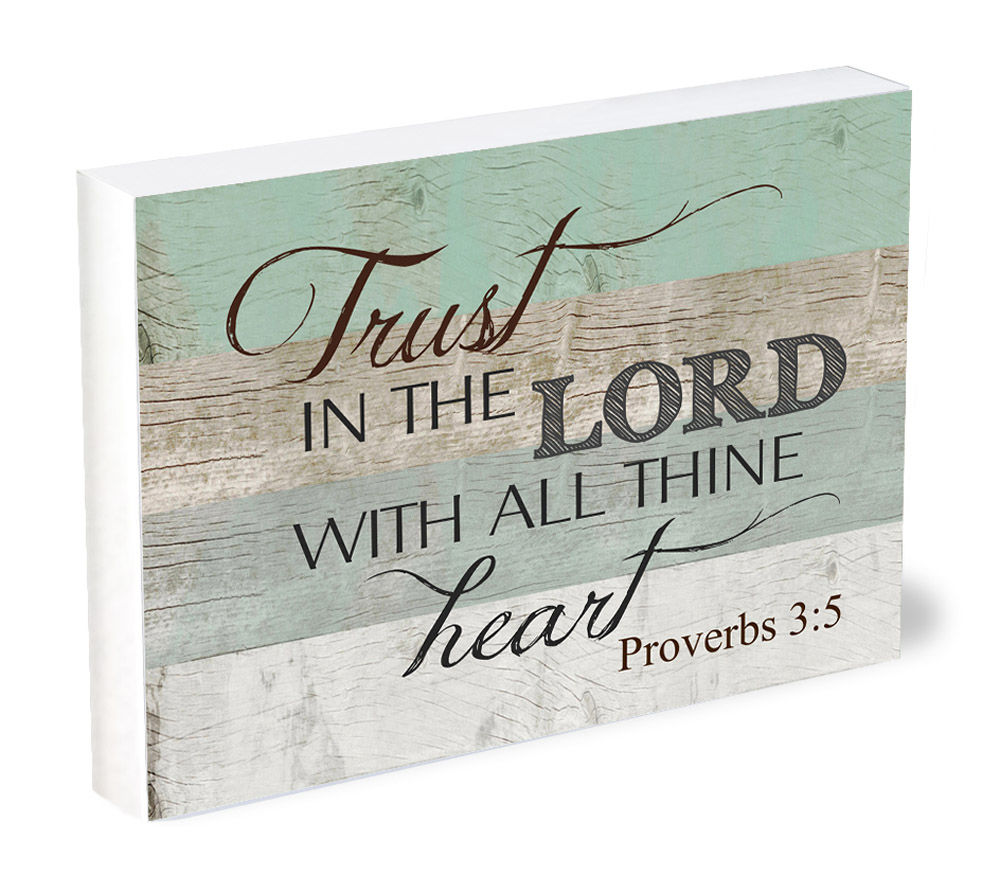 Shelfie Sitter Trust in the Lord 4x5