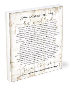 Image of Shelfie Sitter The Names of Christ 4×5