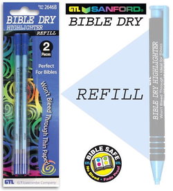 Image of Refill for Blue Dry Bible Highlighter