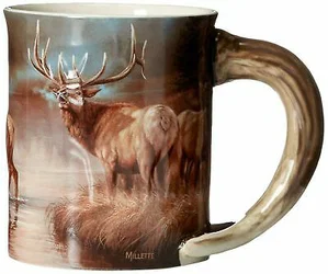 Sculpted Mug Autumn Mist- Elk 16 oz