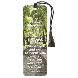 Image of For I Know The Plans Tassel Bookmark