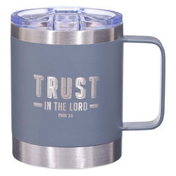 Image of Trust the Lord – Stainless Steel Mug – Proverbs 3:5 – 11oz
