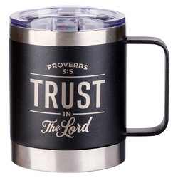 Image of Stainless Steel Mug – Trust in the LORD – 11oz