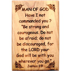 Image of Man of God Olive Wood Magnet