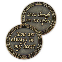 Image of You are Always in My Heart Pocket Coin