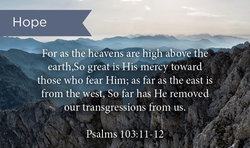 Image of Hope Psalms 103: Pass Along Cards