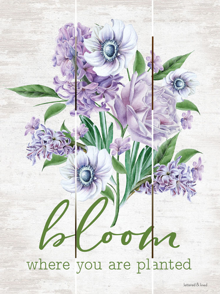 Image of Pallet Art Bloom where You are Planted 9×12