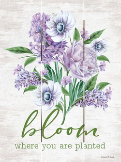 Image of Pallet Art Bloom where You are Planted 9×12