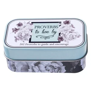 Promise Card Tin-Proverbs To Live By