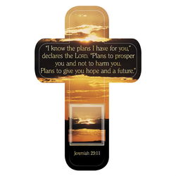 Image of Jeremiah 29:11 Paper Cross Bookmark