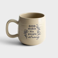 Image of Ceramic Mug Peace & Strength – 16 oz. Inspirational DaySpring