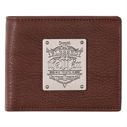 Image of Wallet Leather Blessed Is the Man Jeremiah 17:7