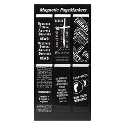 Image of Magnetic Pagemarker : Black and White