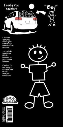 Image of FAMILY CAR STICKERS- BOY