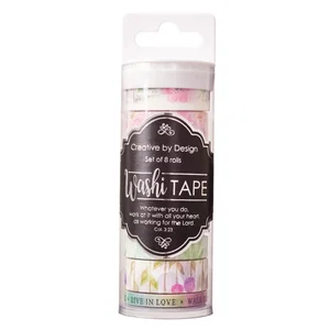 Washi Tape-Walk By Faith -Set Of 8 Rolls